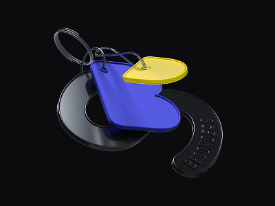 Keychain 3ds branding keychain logo
