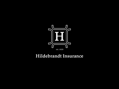 Hildebrandt Insurance branding lettermark logo mark mark icon symbol mark symbol icon sign type typo wordmark
