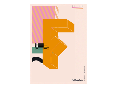 Fell Typeface — Candy Glitch. art digital art glitch type type design typeface