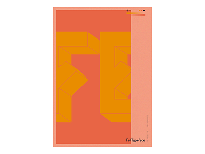 Fell Typeface — Big Glimpse art poster poster design type typeface