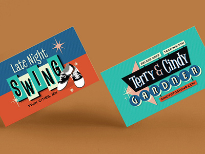 Late Night Swing - Business Cards