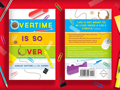 Overtime is So Over ashley sutton book book cover book cover art book cover design book design book illustration coffee cover art graphicdesign illustration mouse office overtime overtime is so over print vector vectorart work work book