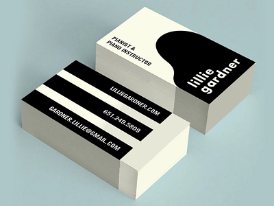 Lillie Gardner Piano Branding album art artist brand brand design brand identity business cards classical graphic design identitydesign keyboard keys logodesign musician performer pianist piano piano keys piano music shapes simple