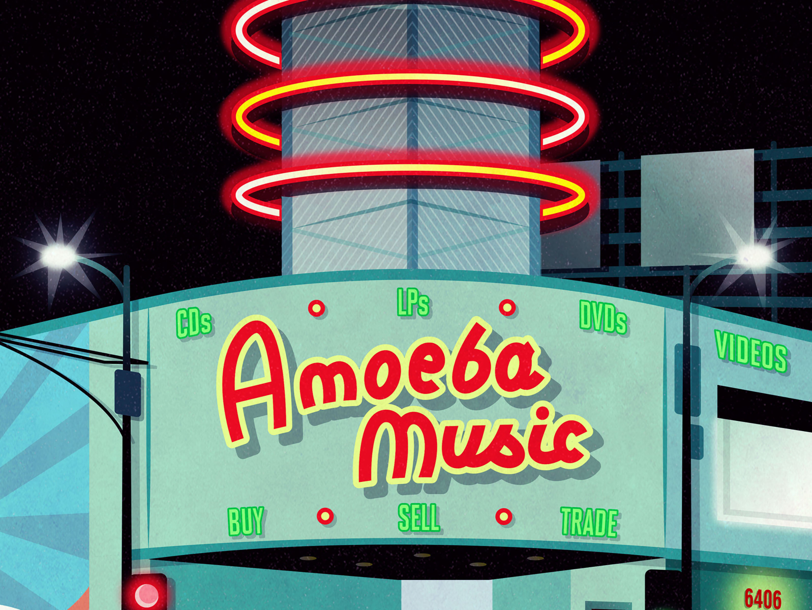 Amoeba Music By Jane Gardner On Dribbble