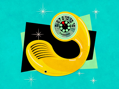 1970's Toot-a-Loop Radio art digital art drawing illustration music panasonic radio retro the toot a loop radio toot a loop tootaloop vector vector art vectorart vintage radio