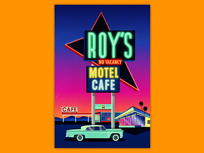 Roy's Motel by Jane Gardner on Dribbble