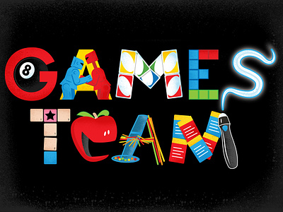 Games Team Design games games logo logo logo design