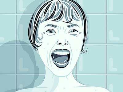 Psycho alfred hitchcock anthony perkins art digital art drawing fan art film halloween hitchcock horror illustration janet leigh marion crane murder norman bates portrait psycho psycho fan art shower shower scene