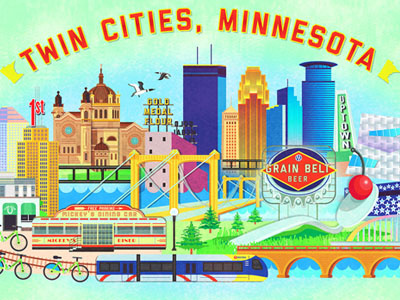 Twin Cities, Minnesota buildings city minneapolis minnesota saint paul twin cities
