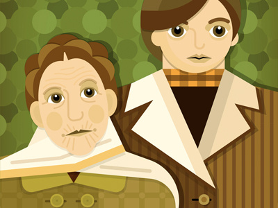Harold and Maude design face film harold and maude illustration person