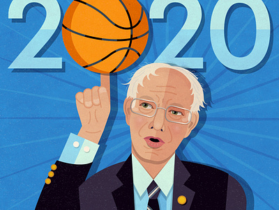 2020 2020 bernie bernie sanders election illustration politics portrait usa vector vectorart
