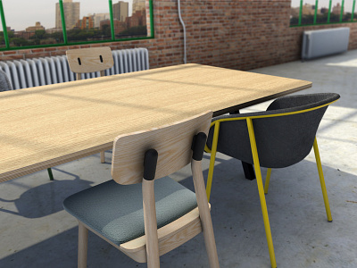 3D Interior 3d 3ds max design furniture interior table