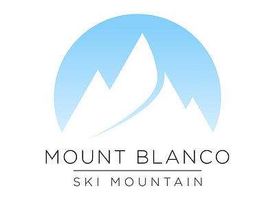 Ski Mountain dailylogo dailylogochallenge day 8 logo mountain ski vector