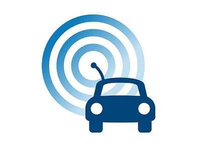 Self Driving Car Dribbble car self driving dailylogo dailylogochallenge day 5 logo vector