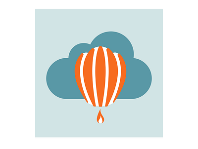 Hot Air Balloon Logo balloon dailylogo dailylogochallenge day 1 hot air balloon logo vector