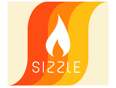 Flame Logo dailylogo dailylogochallenge day 10 flame logo restaurant sizzle vector