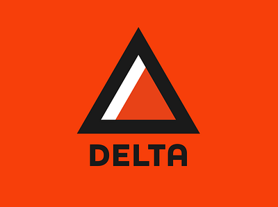 Geometric Logo dailylogo dailylogochallenge delta logo minimalist triangle vector