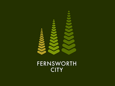 City Logo city dailylogo dailylogochallenge day 22 fernsworth logo vector