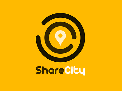 Rideshare Car Service Logo dailylogo dailylogochallenge day 29 logo rideshare sharecity vector