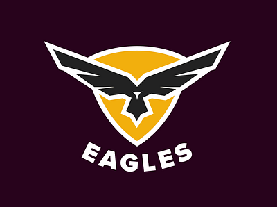 Sports Team Logo dailylogo dailylogochallenge day 32 eagles logo sports team vector