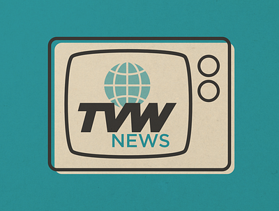 TV News Network Logo dailylogo dailylogochallenge logo news retro tv vector