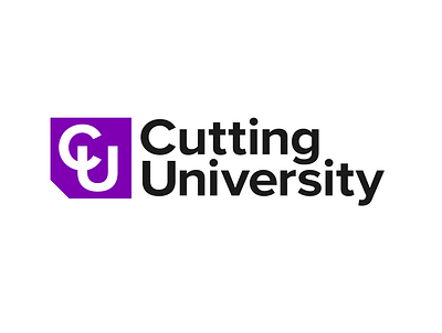 University Logo college cutting university dailylogo dailylogochallenge logo minimalist university vector