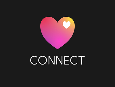 Dating App Logo connect dailylogo dailylogochallenge dating heart logo minimalist vector