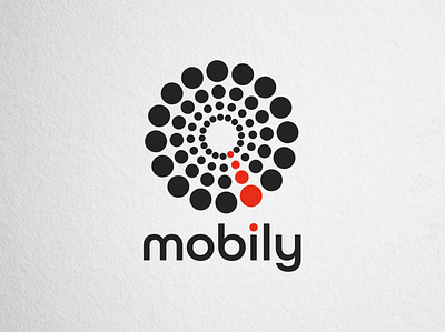 Cellphone Carrier Logo cellphone dailylogo dailylogochallenge day 48 logo mobily vector