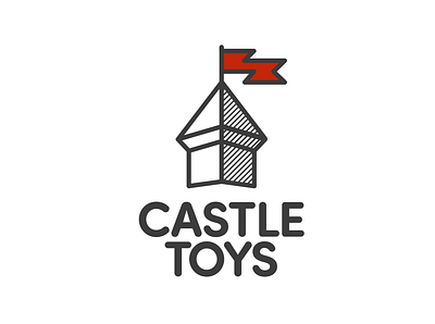 Toy Store Logo castle dailylogo dailylogochallenge day 49 logo toys vector