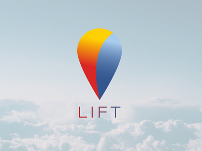 Hot Air Balloon Logo Redo balloon dailylogo dailylogochallenge lift logo vector