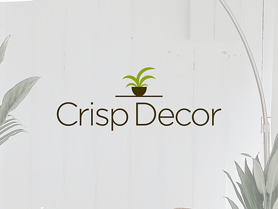 Crisp Decor Logo crisp dailylogo decor design interiordesign logo logocore minimalist vector