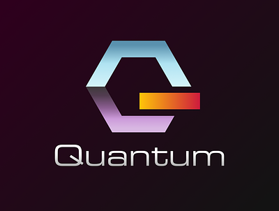 Quantum Logo affinitydesigner branding dailylogo design logo logocore minimalist quantum retro vector