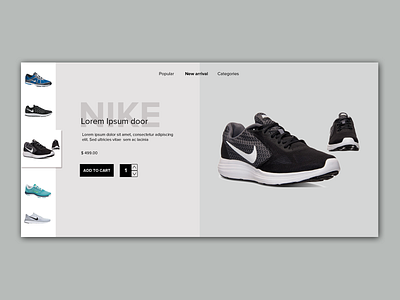 NIKE - re-create Web Design