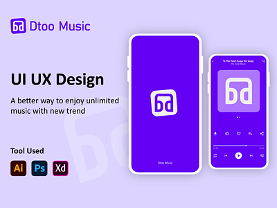 Dtoo Music App UI UX Design