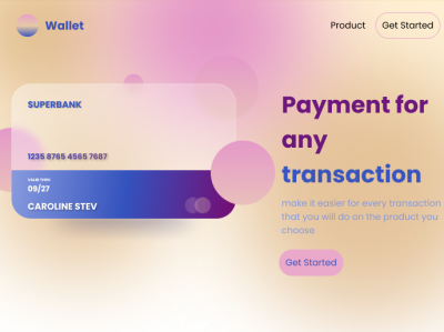 Card Payment 3d ui