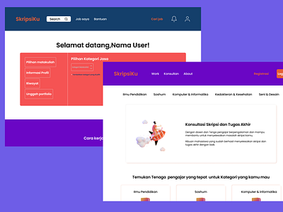 Website page ui