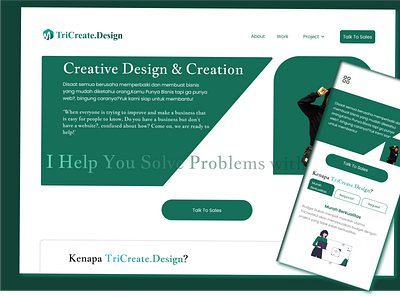 TriCreate.Design Website branding ui