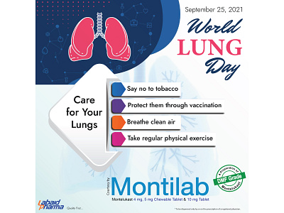 Facebook post for world lung day