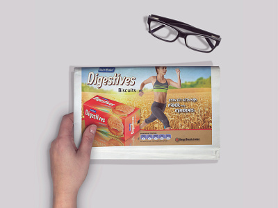 News Paper Ad branding graphic design illustration