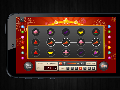 Fruit Slot Machine fruit slot machine game ui