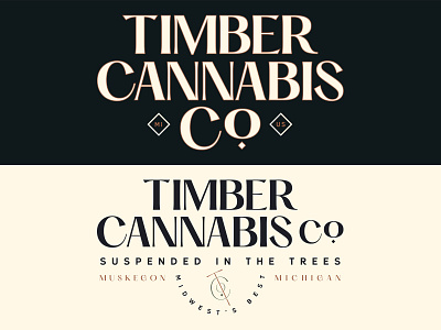 Timber Cannabis Co - Round 1 branding cannabis cannabis branding cannabis logo logo