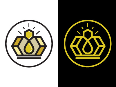 Crowns crown drip honeycomb icon illustration queen