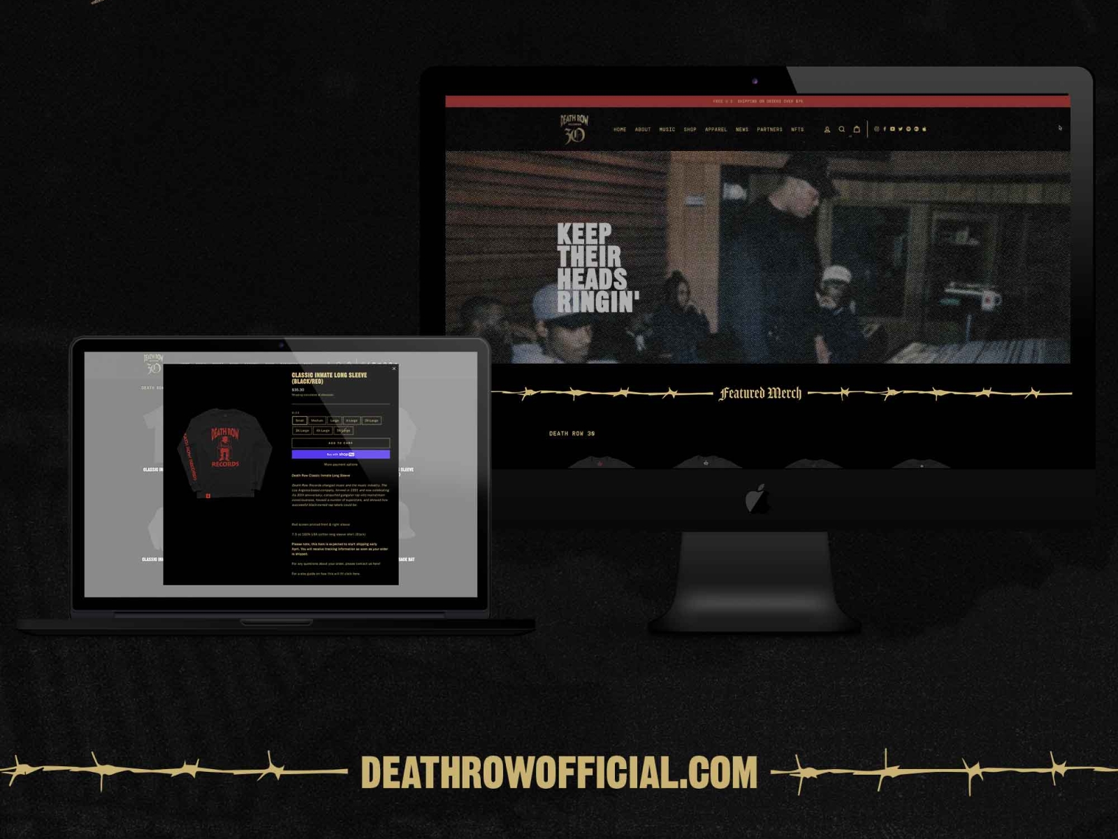 Death Row designs themes templates and downloadable graphic