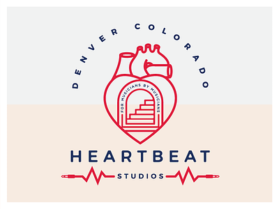 Heartbeat Studios branding identity logo
