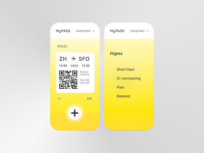 Daily UI | Boarding pass