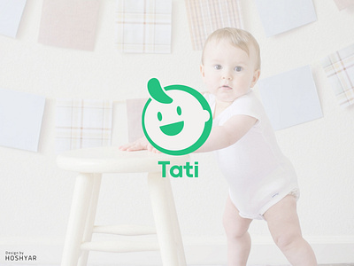 Logo of Tati Institute | لوگو موسسه تاتی baby baby logo branding design graphic design logo vector