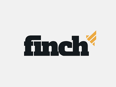 finch branding design logo typography