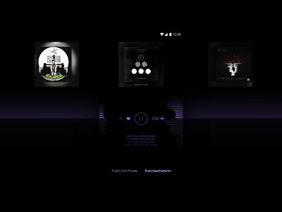 Music Player App Design black musicapp ui ui ux