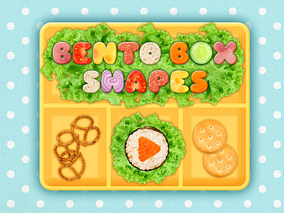 Bento Box Shapes apps bento children cute food games ios ipad iphone kids lunch sushi