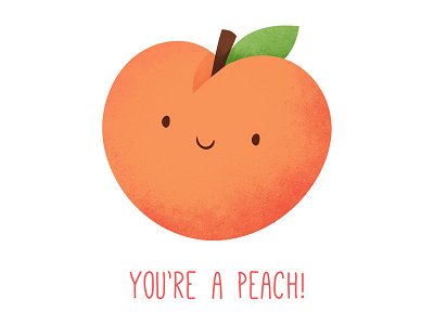 Peachy by Tali Gal-on on Dribbble